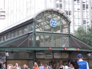 72nd Street subway station entrance