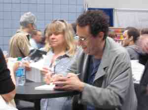 So-so picture of great American writer Tony Kushner.