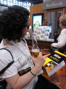 Ah, let's read about Wine for Dummies while quaffing beer.