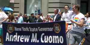 Big cheers for Governor Cuomo!