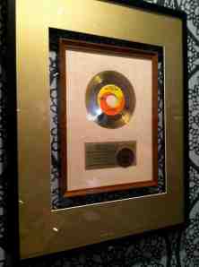 Gold record for "I Want to Hold Your Hand".