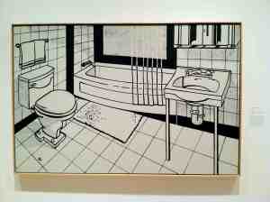 Roy Lichtenstein. Bathroom. 1961.