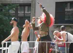 Serena Williams cross-bred Ronald McDonald.