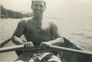 Dad on his honeymoon in 1951.