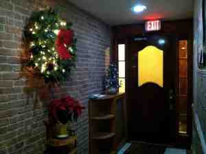 Holiday decorations in Casa de la Shangri-la.